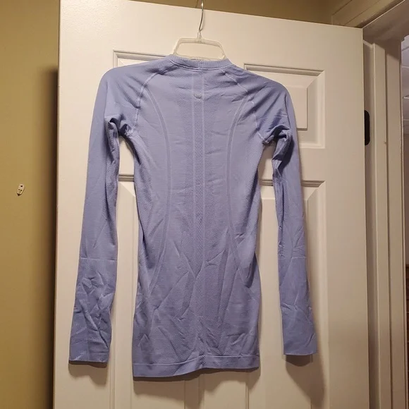 Lululemon Swiftly Tech Long-Sleeve Shirt 2.0 Soft Lilac Color Size 2 - Picture 2 of 8